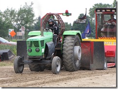 Pulling tractor