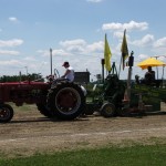 Antique Tractor and Pulling Sled