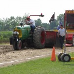 Thumb Tractor Pullers pulling at the 2010 Gera Old Tractor Days